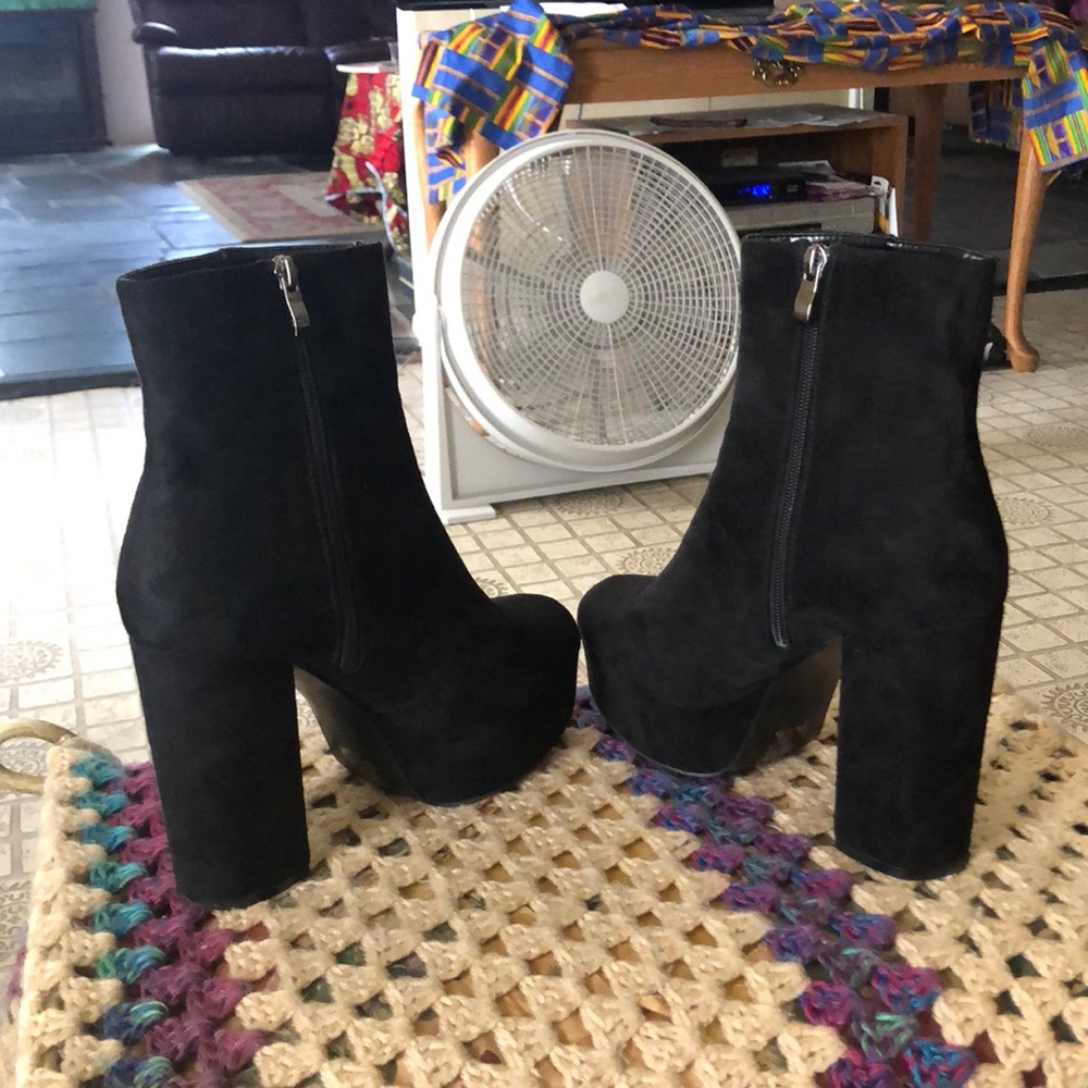 platform booties